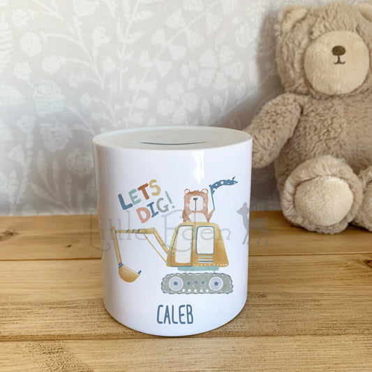 Lets Dig! Money Pot / Piggy Bank